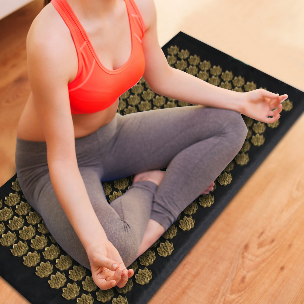 Premium Acupressure Foot & Body Mat – Stress Relief Mat for Back Pain, Sleep & Muscle Tension