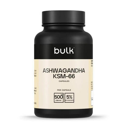 Ashwagandha KSM-66 Capsules – Stress Relief & Cortisol Support Supplement
