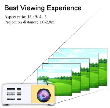 PocketBeam YG300 Mini Projector – 3D-Ready HD Home Theater