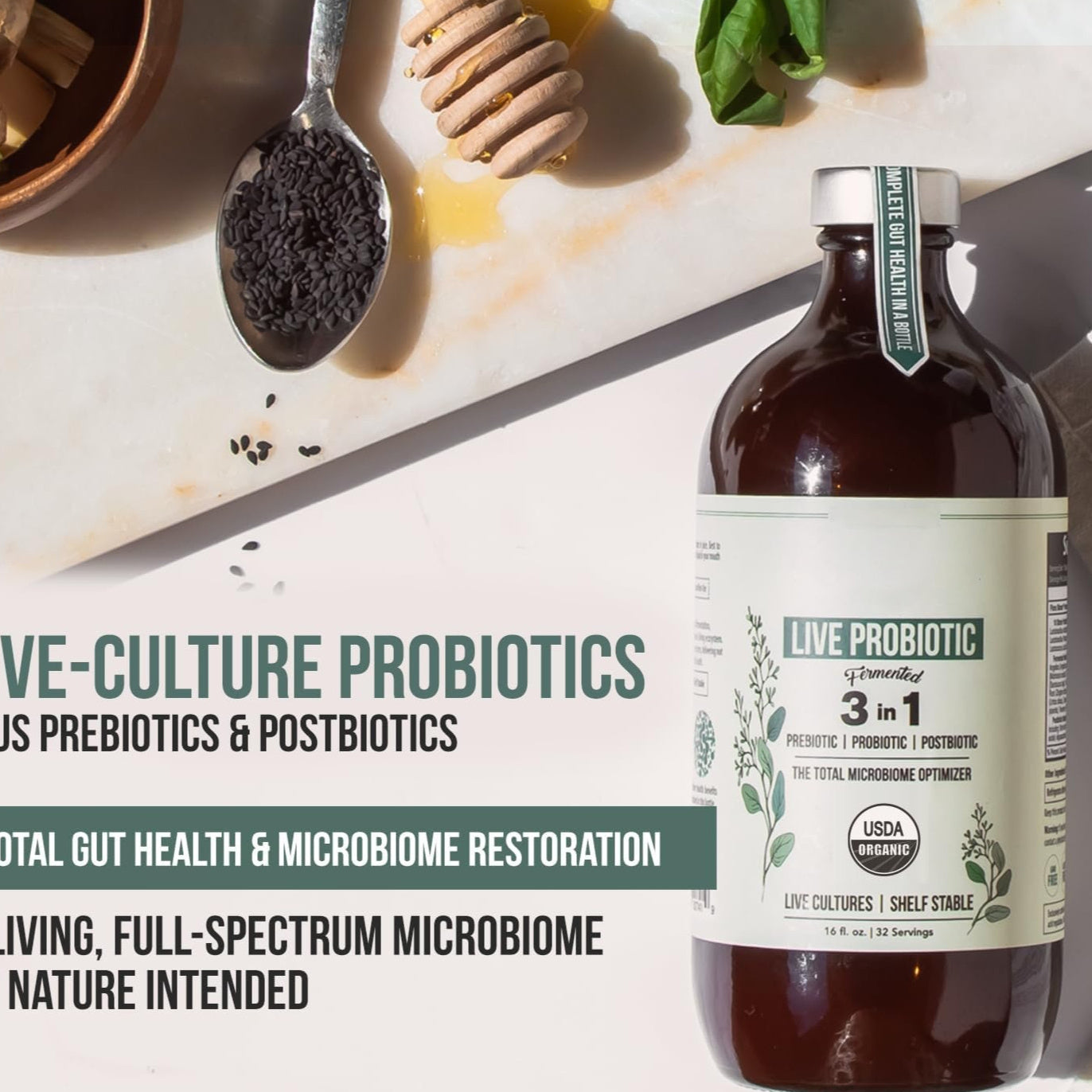 Advanced Probiotic Supplement – Gut Health, Bloating & Digestive Support