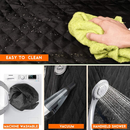 Heavy-Duty Waterproof Dog Car Seat Cover – Protect Seats from Hair, Mud & Scratches