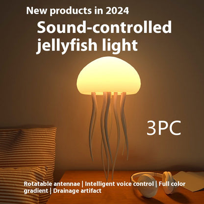 Floating Jellyfish Mood Lamp – Soothing LED Aquarium Light for Relaxation & Home Décor