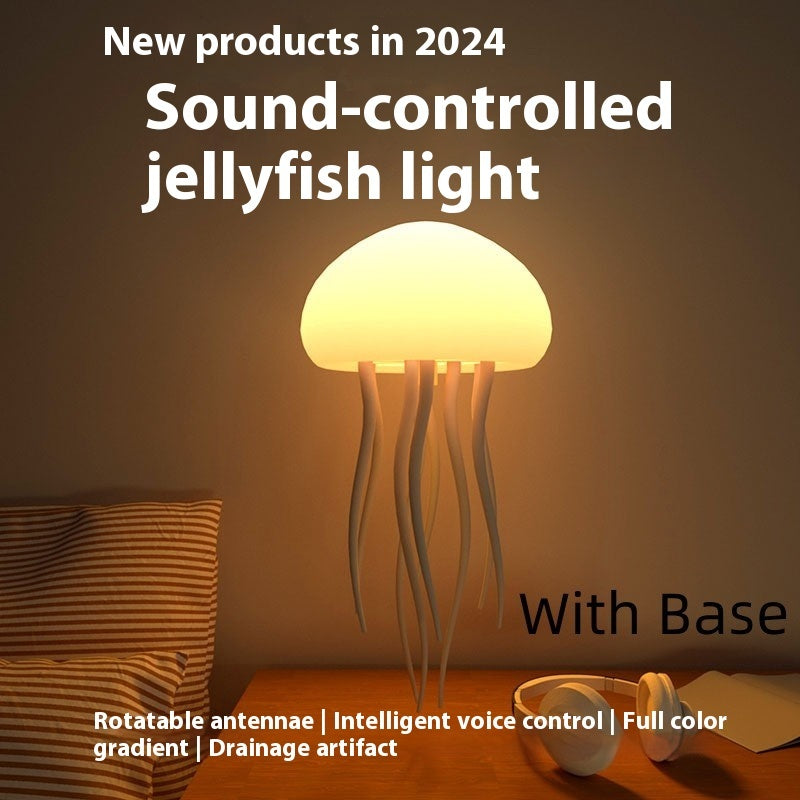Floating Jellyfish Mood Lamp – Soothing LED Aquarium Light for Relaxation & Home Décor