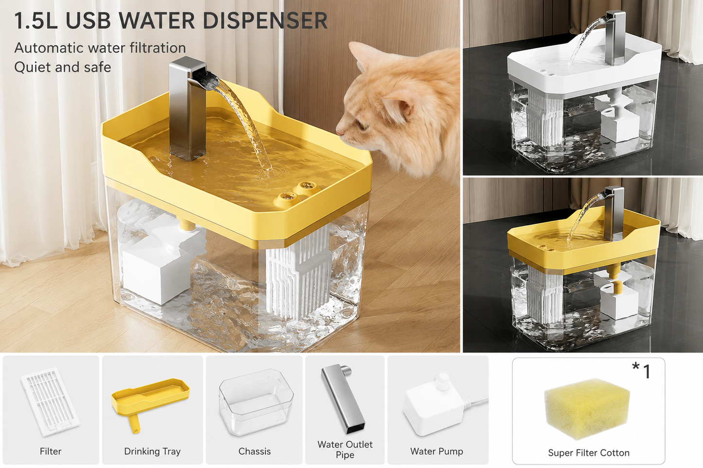 Fresh Flow Cat Water Fountain