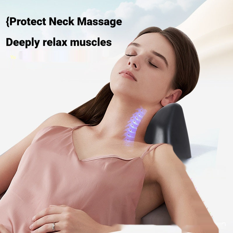 Anti-Curve Gravity Acupressure Shoulder And Neck Stretching Traction PU Cervical Pillow