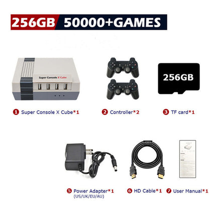 Retro Gaming Console – Built-In Classic Games, HD Output, 2 Controllers