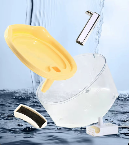 Automatic Cat Water Fountain with Filter | Silent Circulating Pet Water Dispenser | Anti-Dry Burning