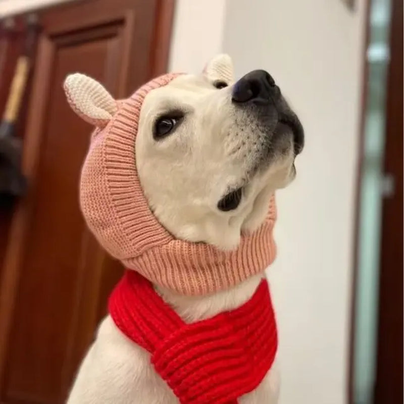 Quiet Dog Ear Muff – Soft Noise-Reducing Hood for Grooming, Travel & Fireworks
